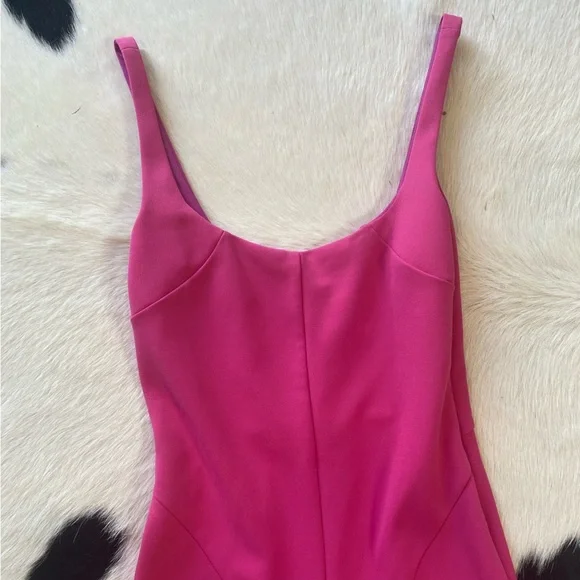 Esteban Cortazar Collective Scoop Neck Jumpsuit in Pink - Picture 8 of 12